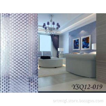Frosted Decorative Laminated Glass , 12mm Thickness Glass W